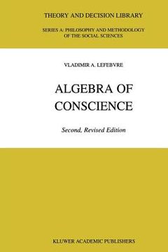 portada algebra of conscience (en Inglés)