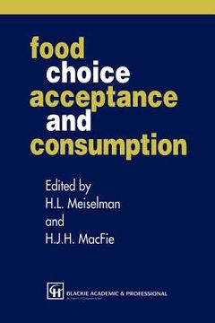portada food choice, acceptance and consumption (en Inglés)
