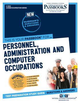 portada Personnel, Administration and Computer Occupations (C-3555): Passbooks Study Guide Volume 3555 (en Inglés)