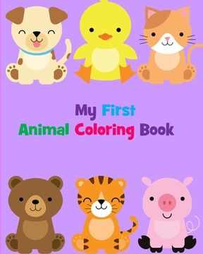 portada My First Animal Coloring Book (en Inglés)