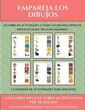 portada Cuaderno de Actividades Para Infantil (Empareja los Dibujos): Este Libro Contiene 30 Fichas con Actividades a Todo Color Para Niños de 4 a 5 Años (in Spanish)