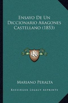 portada Ensayo de un Diccionario Aragones Castellano (1853)