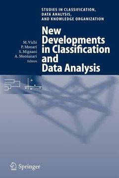 portada new developments in classification and data analysis: proceedings of the meeting of the classification and data analysis group (cladag) of the italian (in English)
