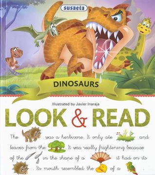 portada Dinosaurs (Look and Read) (en Inglés)