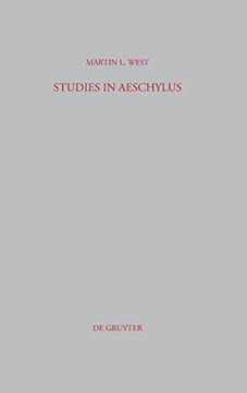 portada Studies in Aeschylus (en Inglés)