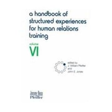 portada Handbook Structured Human VI: 6 (Handbook of Structured Experiences for Human Relations Train)
