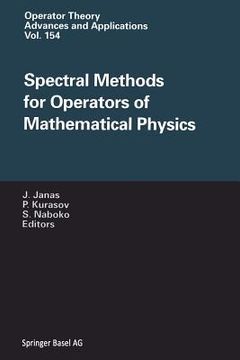 portada Spectral Methods for Operators of Mathematical Physics (en Inglés)