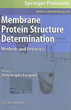 portada membrane protein structure determination (en Inglés)
