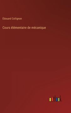 portada Cours élémentaire de mécanique (in French)