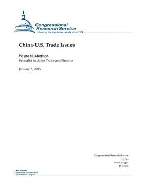 portada China-U.S. Trade Issues (en Inglés)