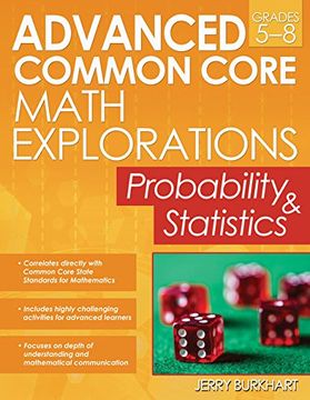 portada Advanced Common Core Math Explorations: Probability and Statistics (en Inglés)