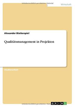 portada Qualitatsmanagement in Projekten (German Edition)