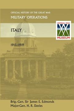 portada Italy 1915-1919. Official History of the Great War Other Theatres (en Inglés)