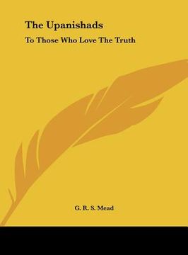 portada the upanishads: to those who love the truth (en Inglés)