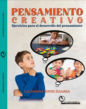 portada Pensamiento creativo, ejercicios para el desarrollo del pensamiento (in Spanish)