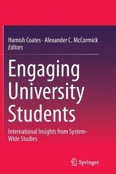 portada Engaging University Students: International Insights from System-Wide Studies (en Inglés)