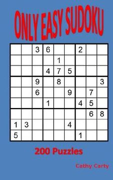 portada Only Easy Sudoku: 200 Puzzles (en Inglés)