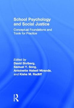 portada school psychology and social justice: conceptual foundations and tools for practice (in English)
