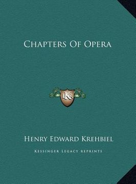 portada chapters of opera