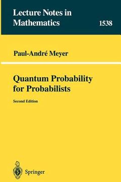 portada quantum probability for probabilists (en Inglés)