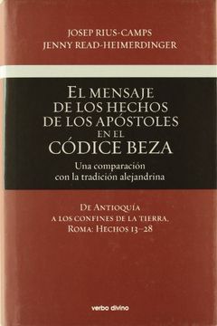 portada mensaje de los hechos de los apostoles en el codice beza 2