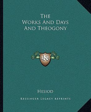 portada the works and days and theogony (en Inglés)