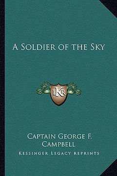 portada a soldier of the sky (en Inglés)
