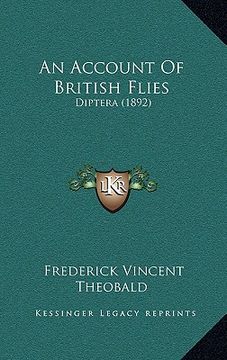 portada an account of british flies: diptera (1892) (in English)