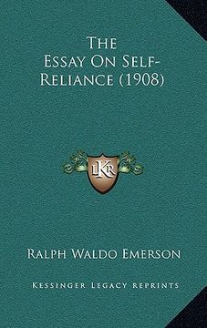 portada the essay on self-reliance (1908)