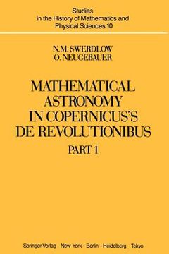portada mathematical astronomy in copernicus de revolutionibus: in two parts