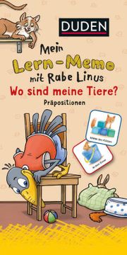 portada Mein Lern-Memo mit Rabe Linus - wo Sind Meine Tiere? (Präpositionen) ve 3 (en Alemán)