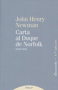 portada Carta al duque de Norfolk