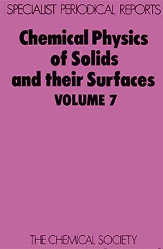 portada Chemical Physics of Solids and Their Surfaces: Volume 7 (en Inglés)