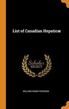 portada List of Canadian Hepaticæ (en Inglés)