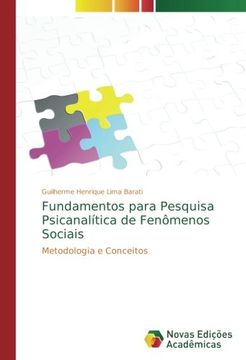 portada Fundamentos para Pesquisa Psicanalítica de Fenômenos Sociais: Metodologia e Conceitos