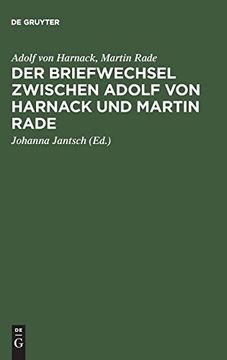portada Der Briefwechsel Zwischen Adolf von Harnack und Martin Rade (in German)