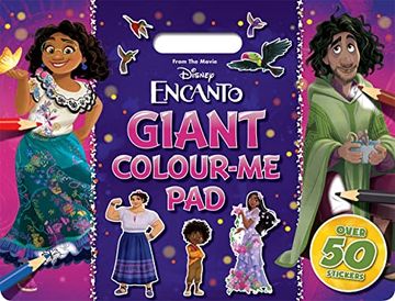 portada Disney Encanto: Giant Colour me pad (From the Movie) (in English)
