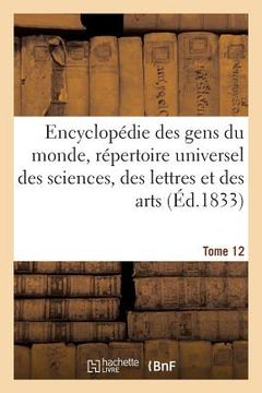 portada Encyclopédie Des Gens Du Monde T. 12.2 (en Francés)