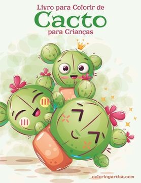 portada Livro para Colorir de Cacto para Crianças (in Portuguese)