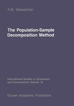 portada The Population-Sample Decomposition Method: A Distribution-Free Estimation Technique for Minimum Distance Parameters (en Inglés)
