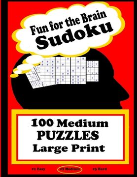 portada Fun for the Brain Sudoku 100 Medium PUZZLES Large Print