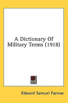 portada a dictionary of military terms (1918) (en Inglés)