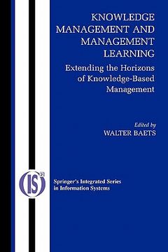 portada knowledge management and management learning:: extending the horizons of knowledge-based management (en Inglés)