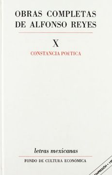portada Obras Completas, x: Constancia Poetica