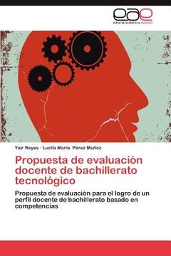 portada Propuesta de Evaluación Docente de Bachillerato Tecnológico (in English)