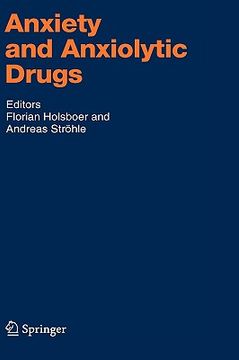 portada anxiety and anxiolytic drugs