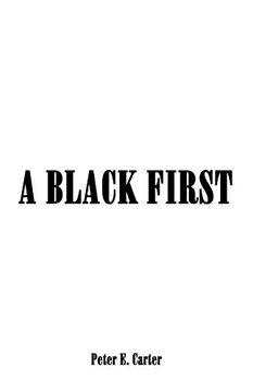 portada A Black First (en Inglés)