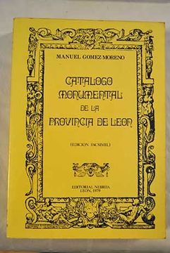 portada catálogo monumental de españa. provincia de león. (in Spanish)