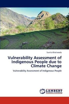 portada vulnerability assessment of indigenous people due to climate change (en Inglés)