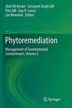 portada Phytoremediation: Management of Environmental Contaminants, Volume 3
